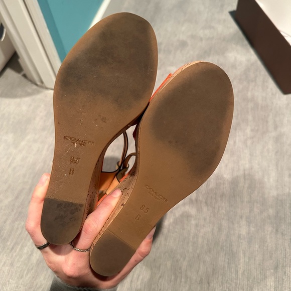 Coach Linden platform sandal papaya - Picture 6 of 10